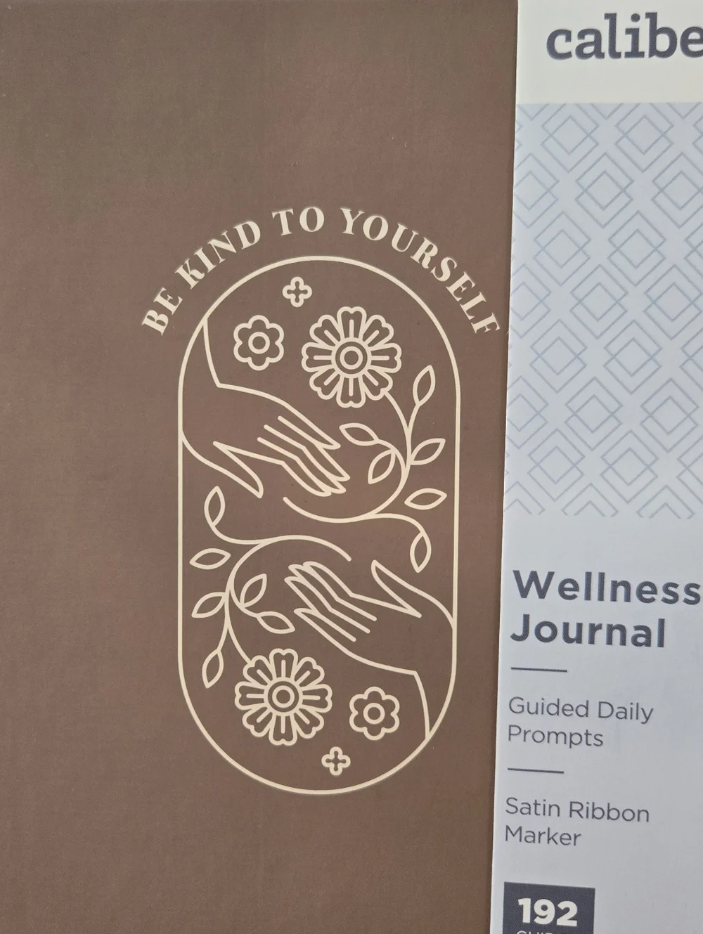 Caliber Wellness Journal - Be Kind To Yourself With Satin Ribbon Marker